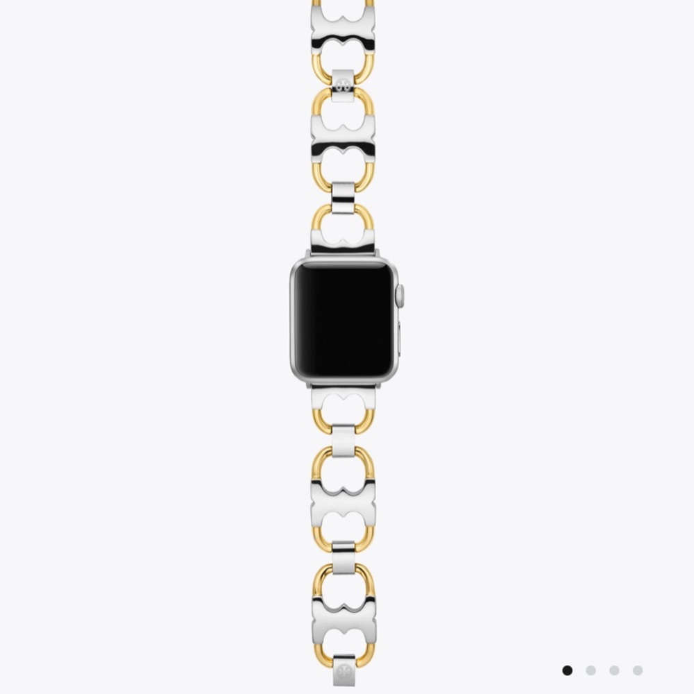 Tory Burch Double-T Link Apple Watch Band✨